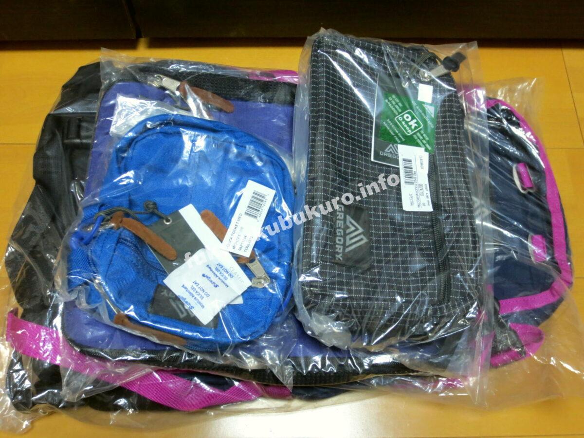 開封したところグレゴリーバッグ2019年福袋中身公開ネタバレ