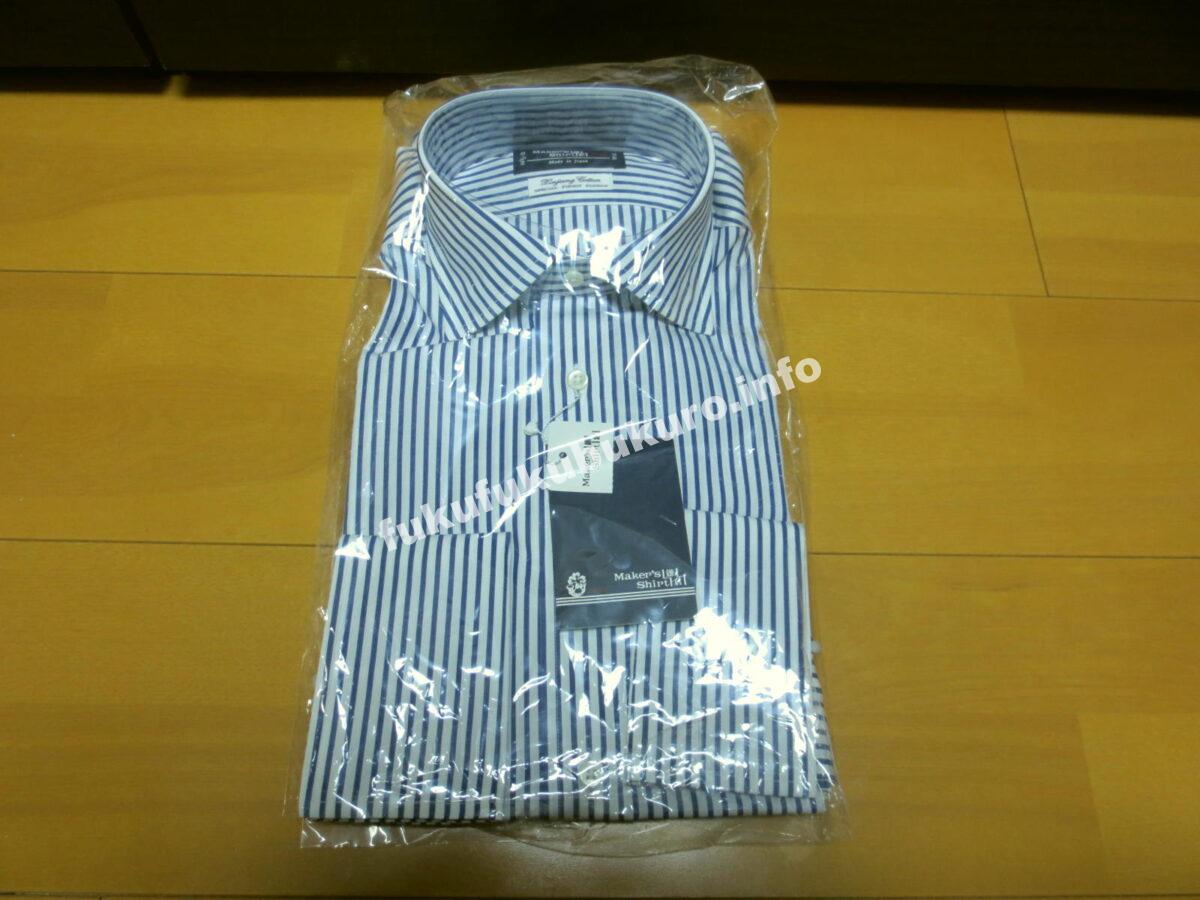 白×青ストライプ_鎌倉シャツ2019年福袋中身公開ネタバレ